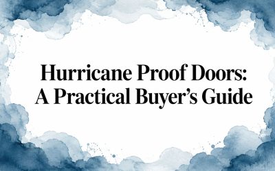 Hurricane Proof Doors: A Practical Buyer’s Guide