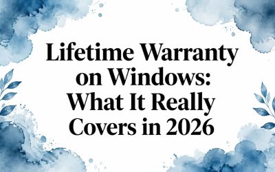 Lifetime Warranty on Windows: What It Really Covers in 2026