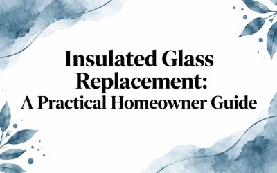 Insulated Glass Replacement: A Practical Homeowner Guide